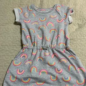 Rainbow cotton dress